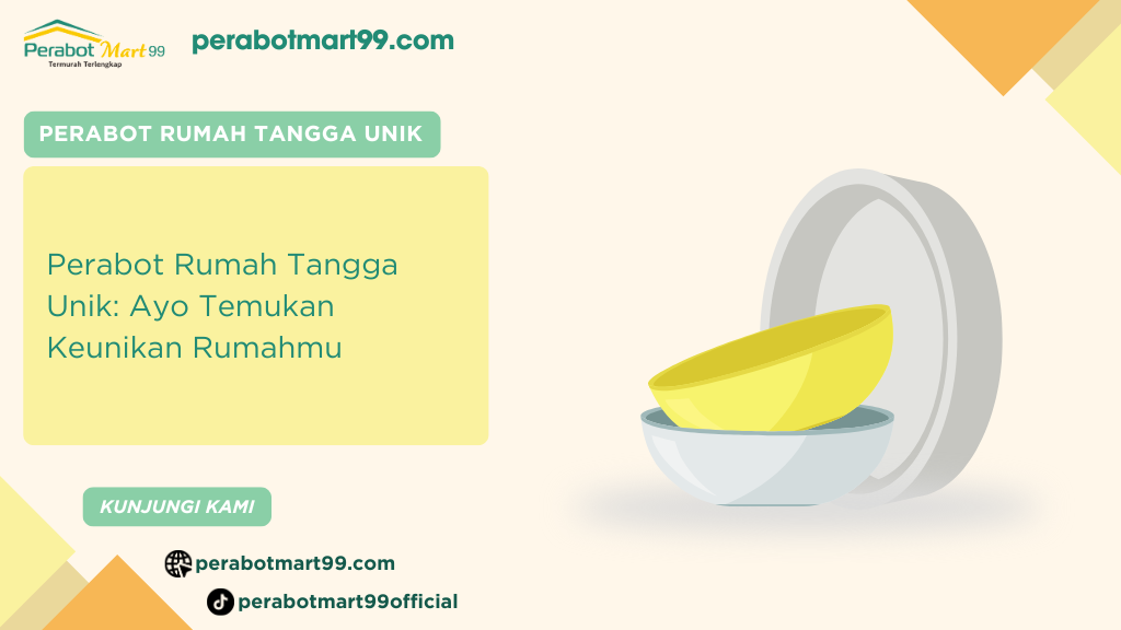perabot rumah tangga unik