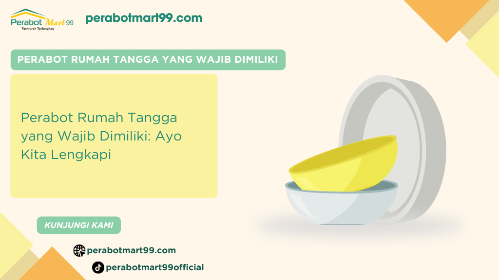 perabot rumah tangga yang wajib dimiliki