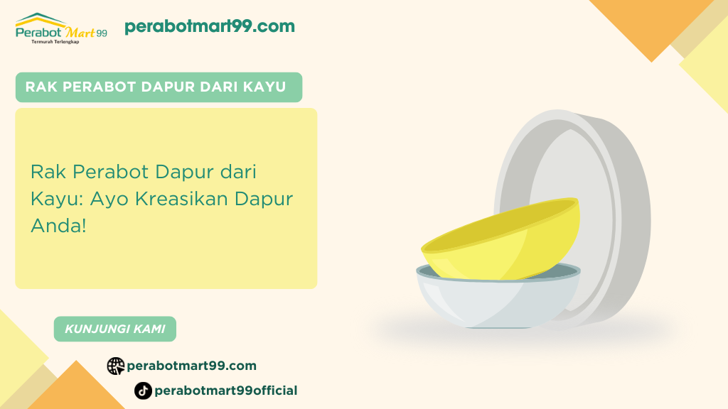 rak perabot dapur dari kayu