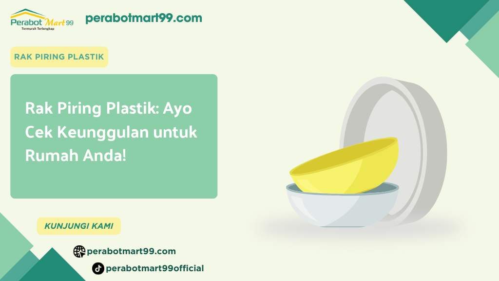 Rak Piring Plastik
