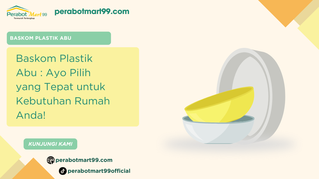 baskom plastik abu