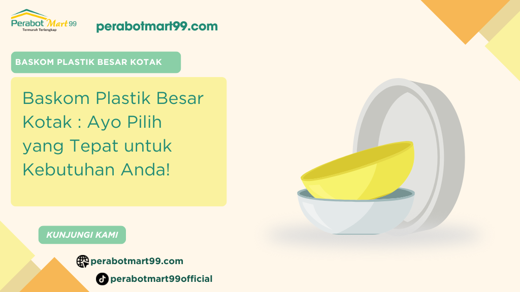 baskom plastik besar kotak