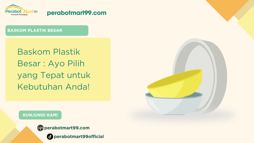 baskom plastik besar