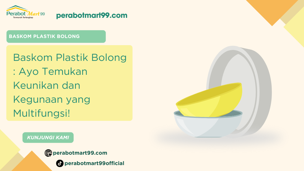 baskom plastik bolong