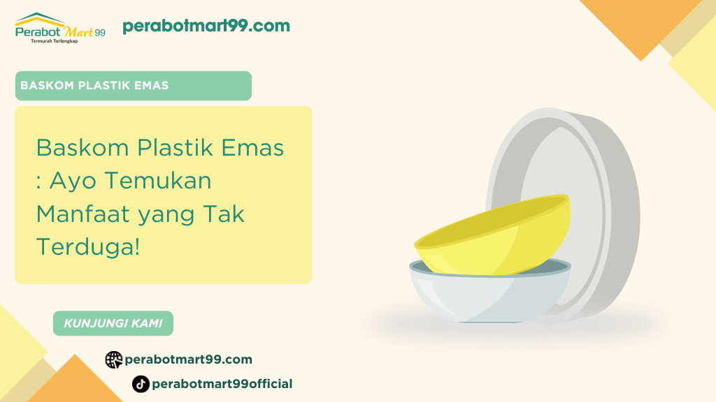 baskom plastik emas