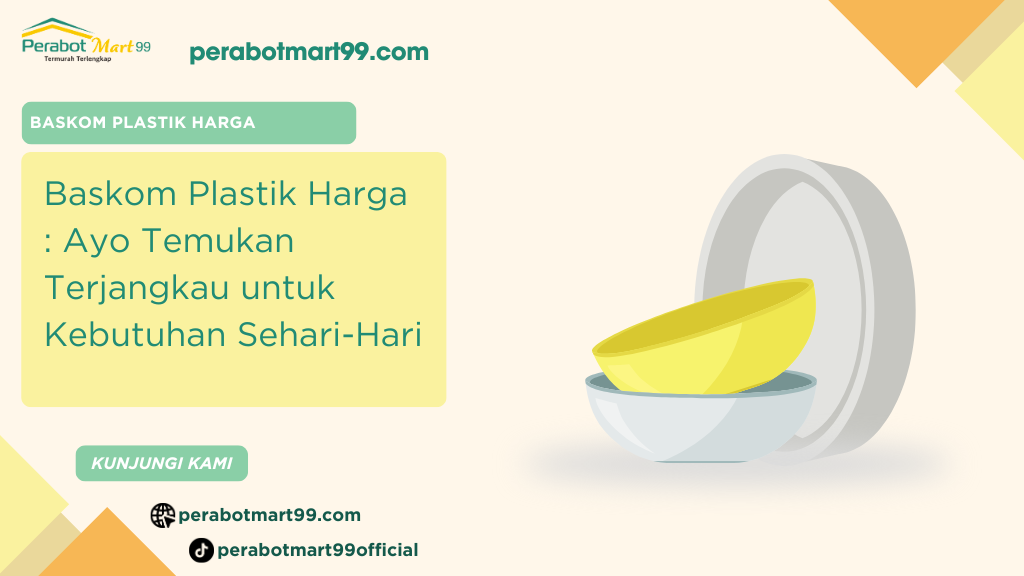 baskom plastik harga