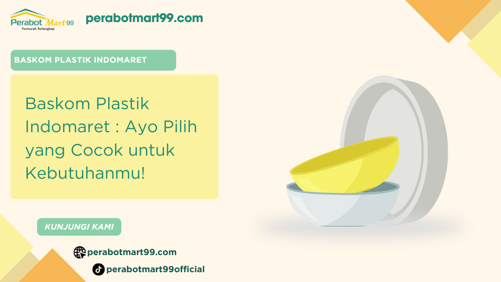 baskom plastik indomaret