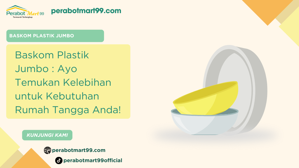 baskom plastik jumbo