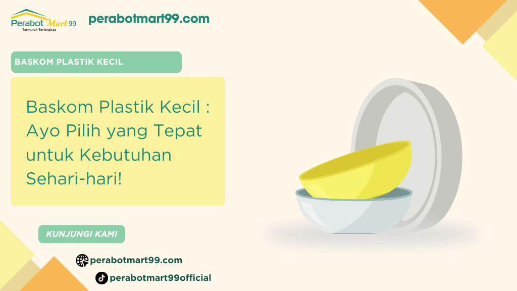 baskom plastik kecil