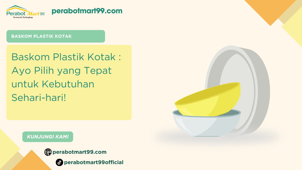 baskom plastik kotak