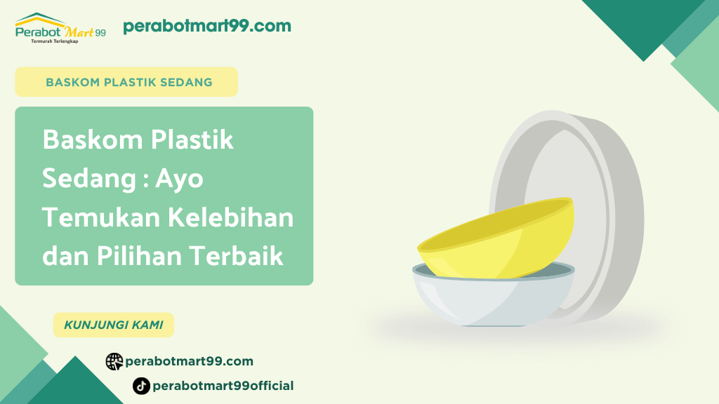 baskom plastik sedang