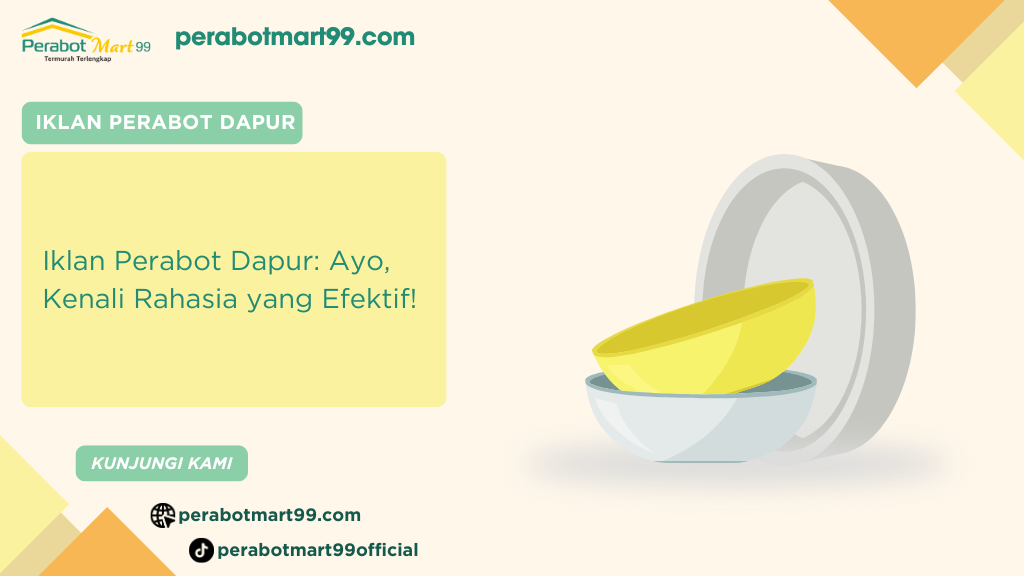 iklan perabot dapur