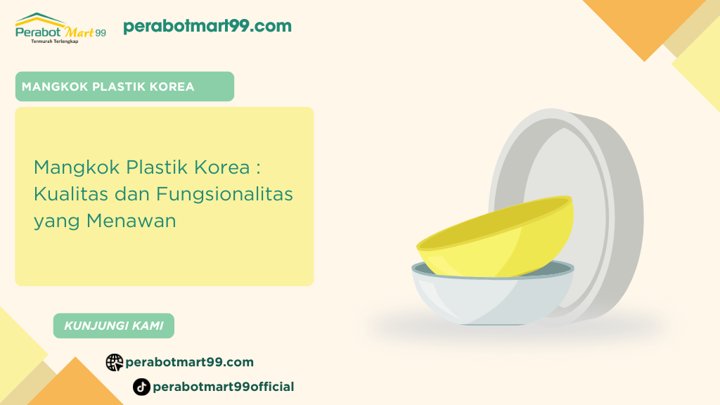 mangkok plastik korea