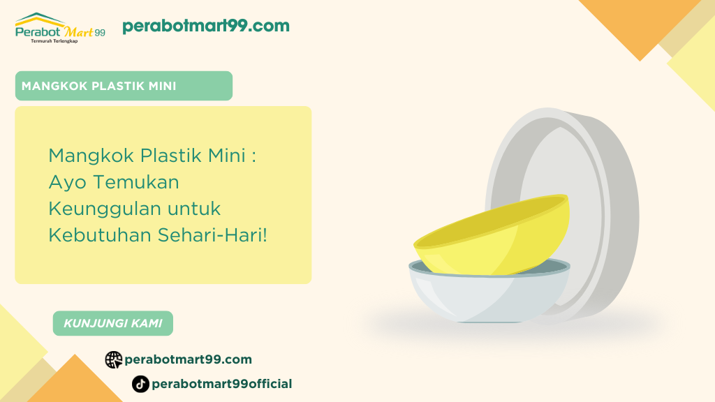 mangkok plastik mini