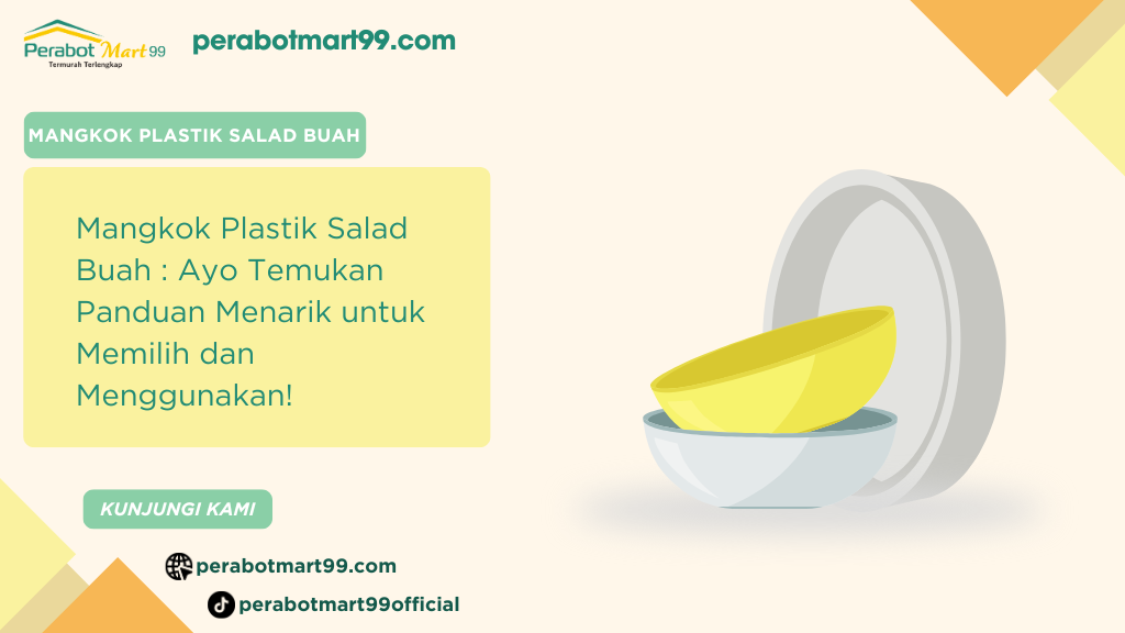 mangkok plastik salad buah