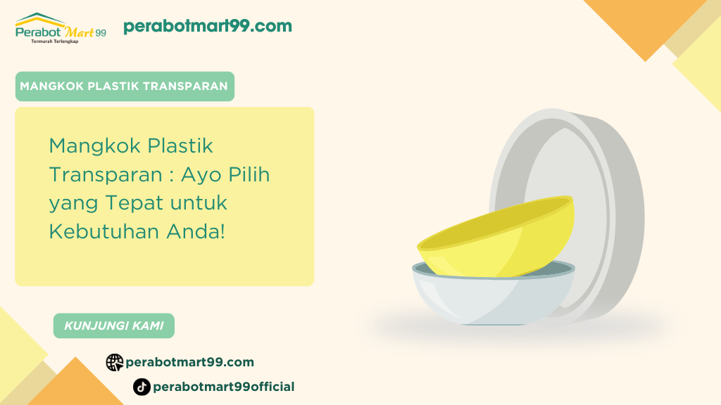 mangkok plastik transparan