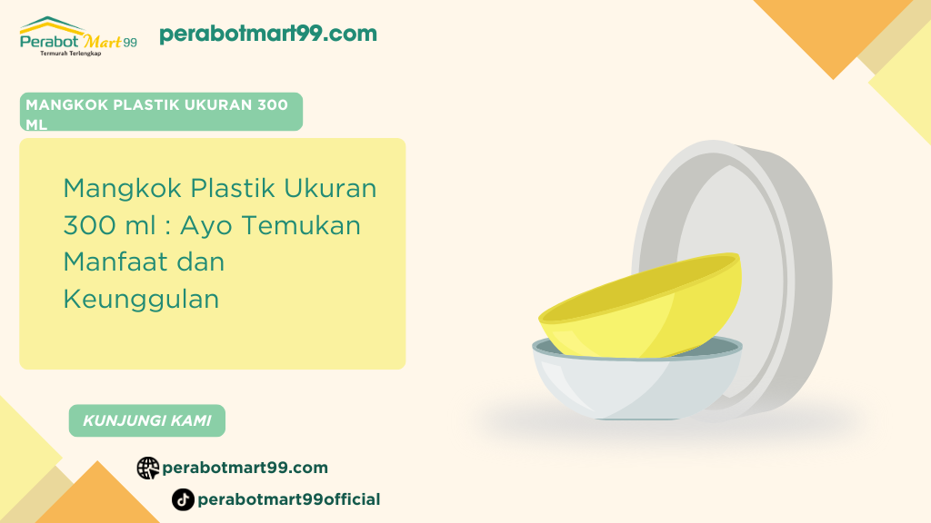 mangkok plastik ukuran 300 ml