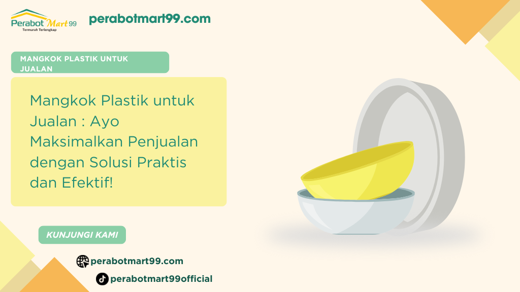 mangkok plastik untuk jualan