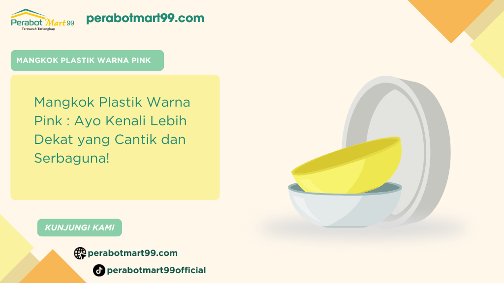 mangkok plastik warna pink