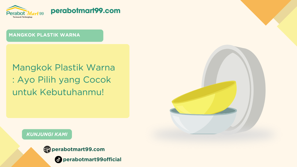mangkok plastik warna