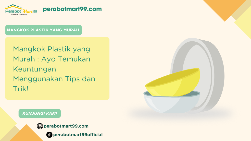 mangkok plastik yang murah