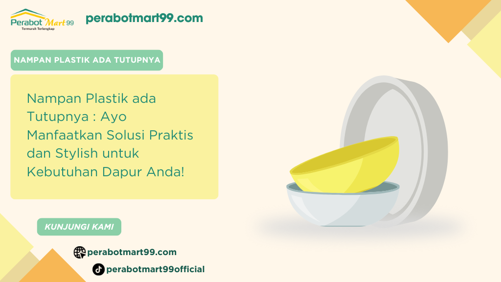 nampan plastik ada tutupnya
