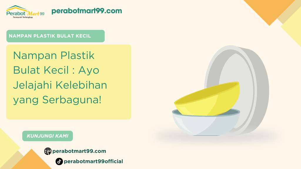 nampan plastik bulat kecil