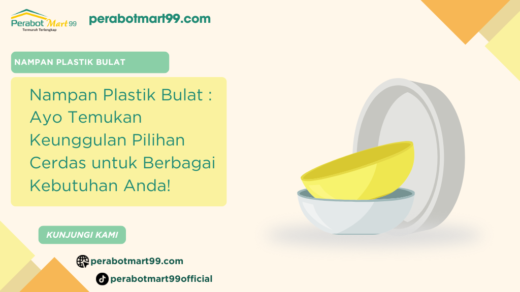 nampan plastik bulat