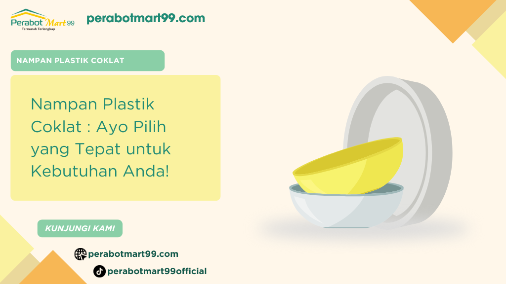 nampan plastik coklat