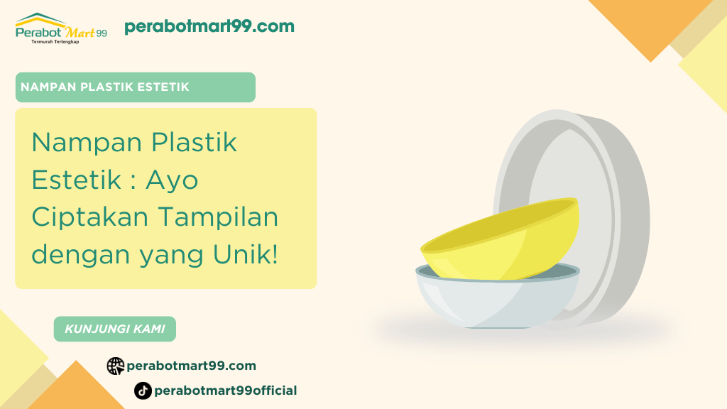 nampan plastik estetik