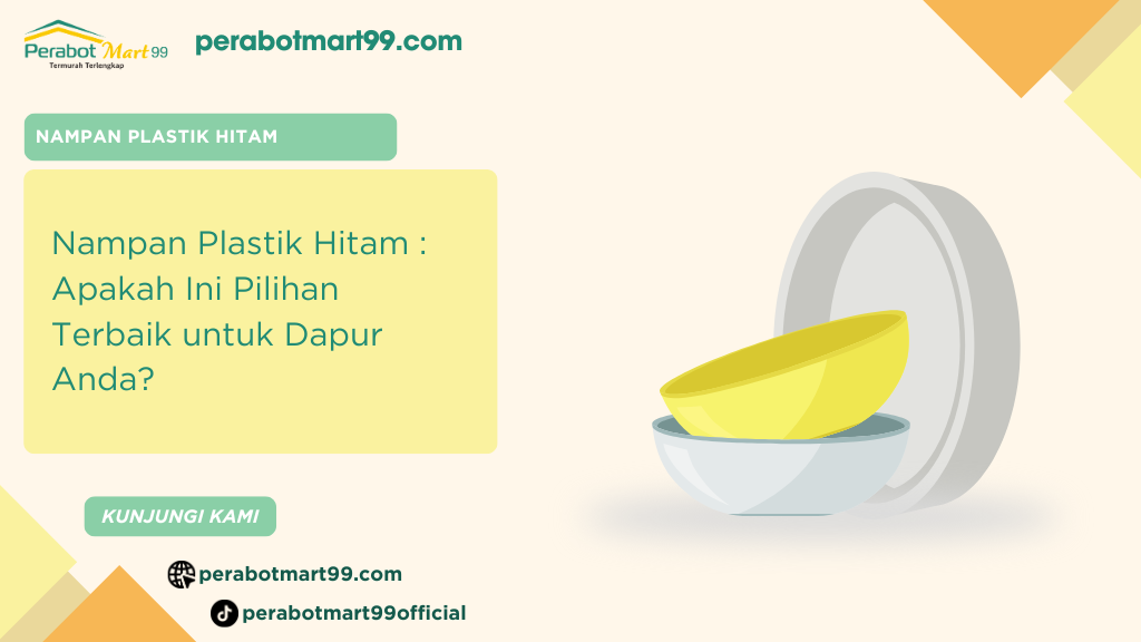 nampan plastik hitam