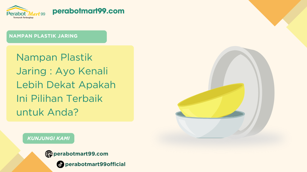 nampan plastik jaring