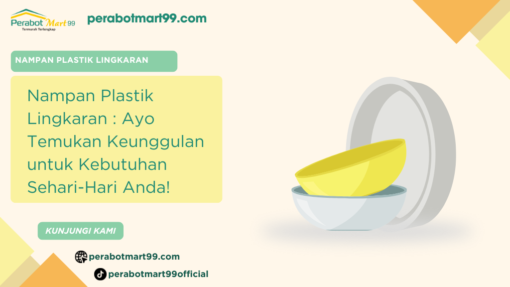 nampan plastik lingkaran