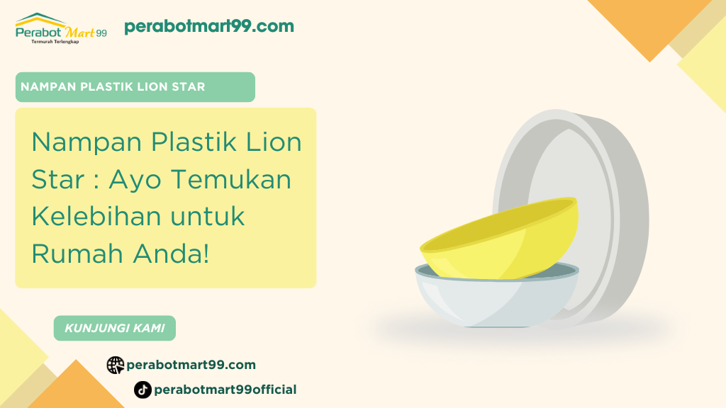 nampan plastik lion star