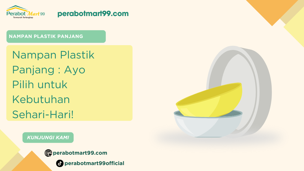 nampan plastik panjang