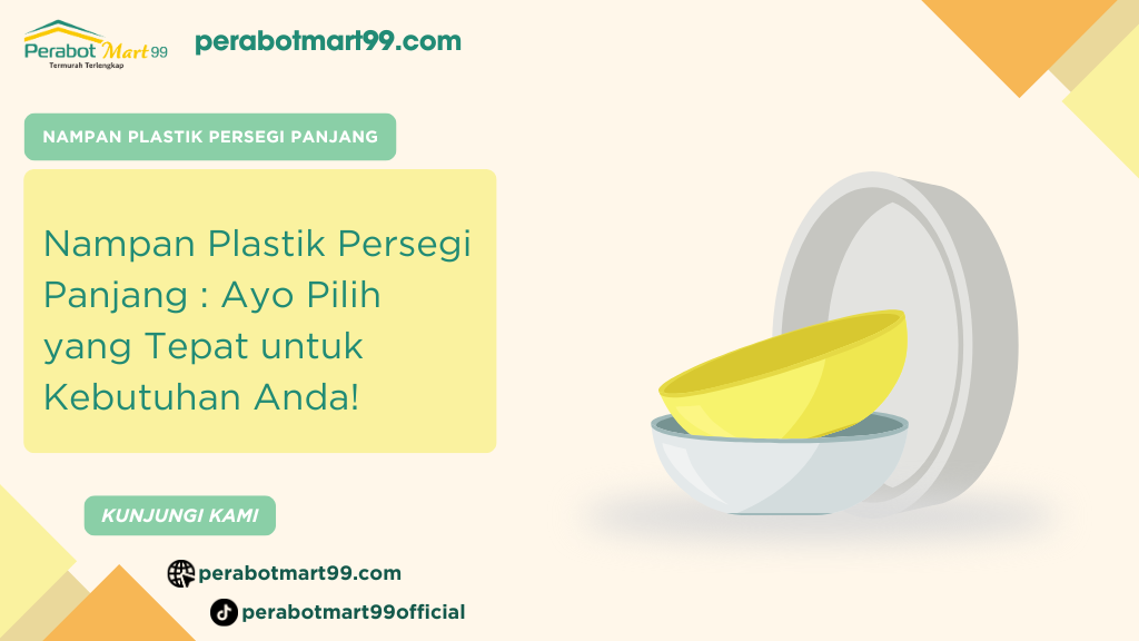 nampan plastik persegi panjang