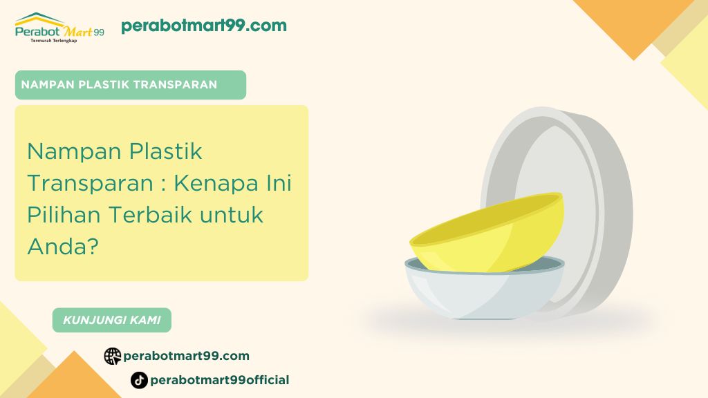 nampan plastik transparan