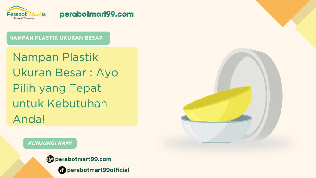 nampan plastik ukuran besar