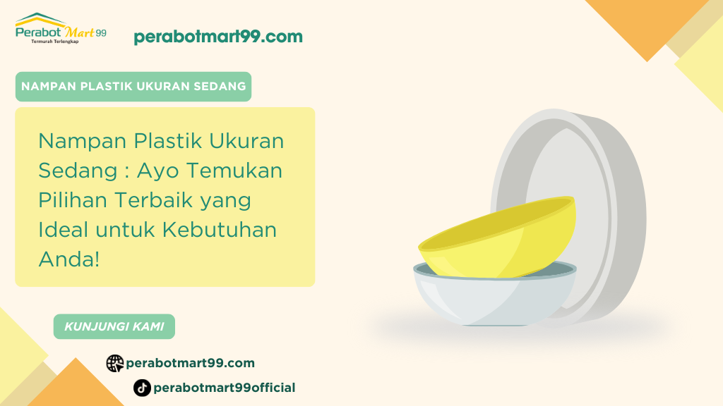 nampan plastik ukuran sedang