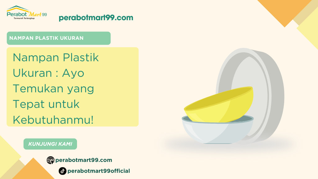nampan plastik ukuran