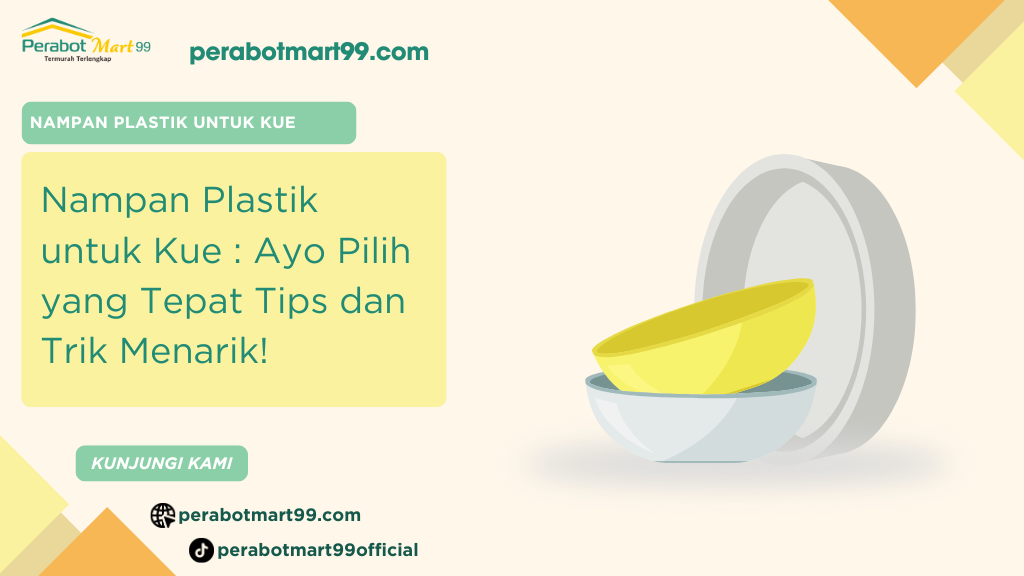 nampan plastik untuk kue
