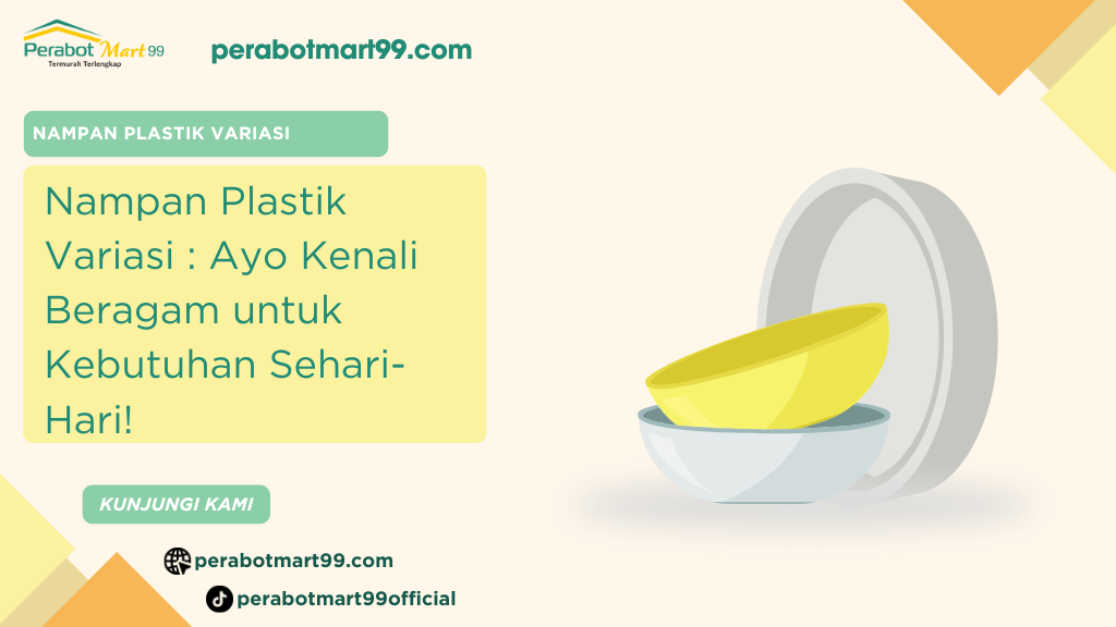 nampan plastik variasi