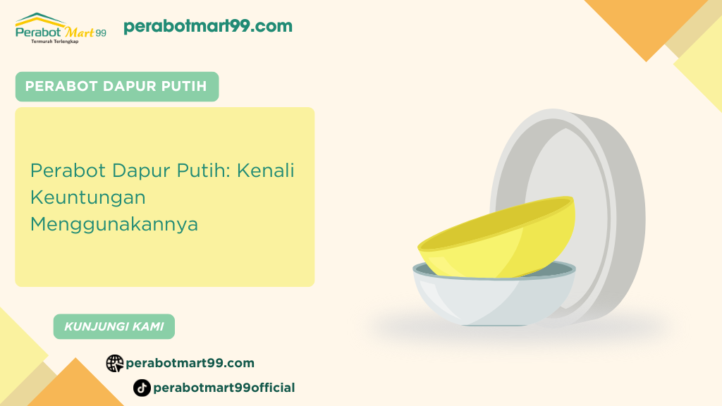 perabot dapur putih