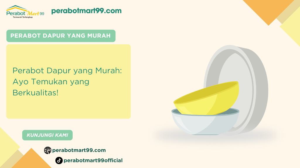 perabot dapur yang murah