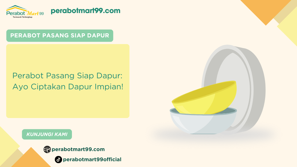 perabot pasang siap dapur