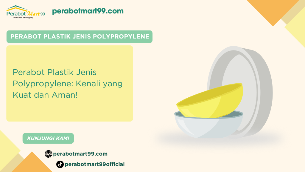 perabot plastik jenis polypropylene