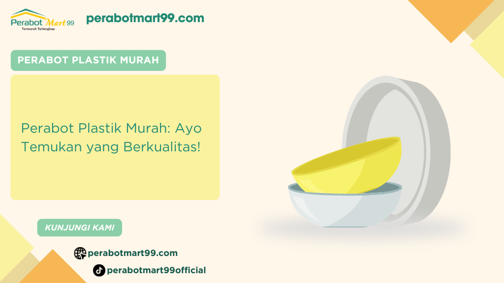 perabot plastik murah