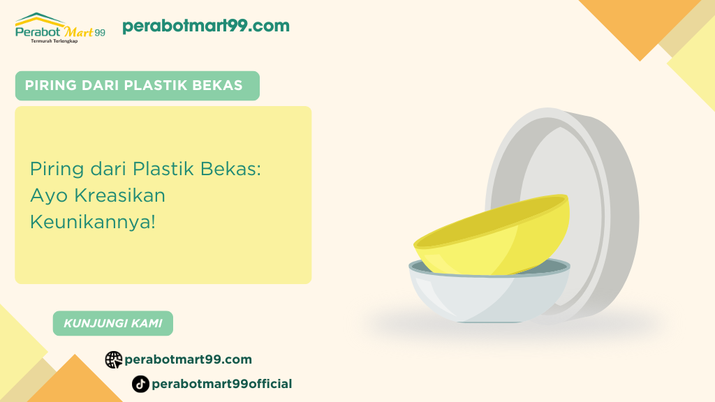 piring dari plastik bekas