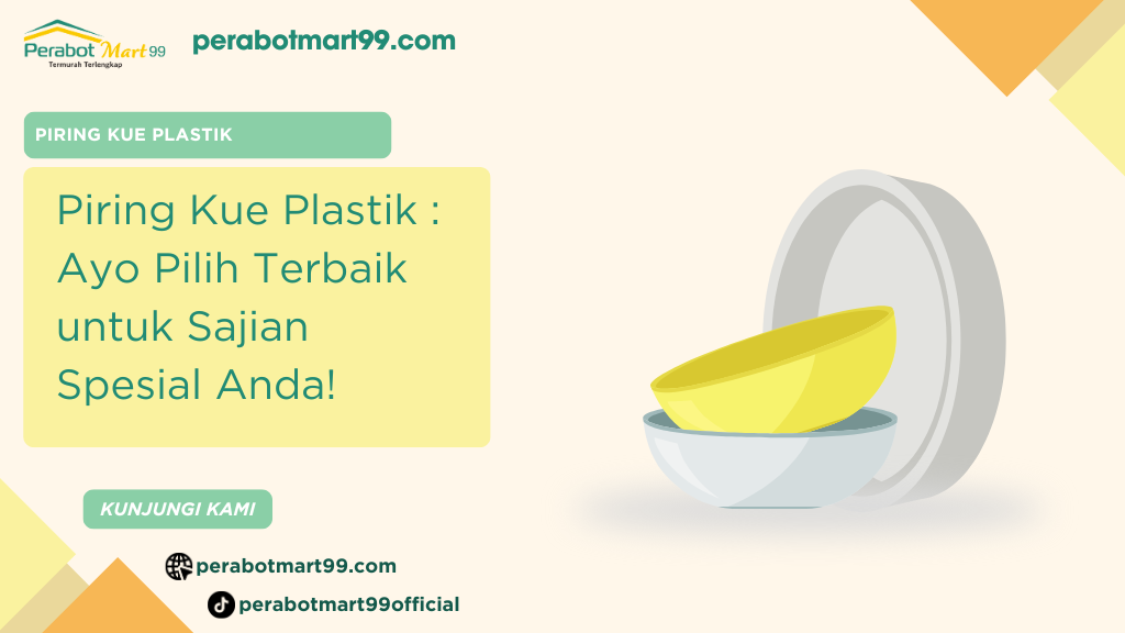 piring kue plastik