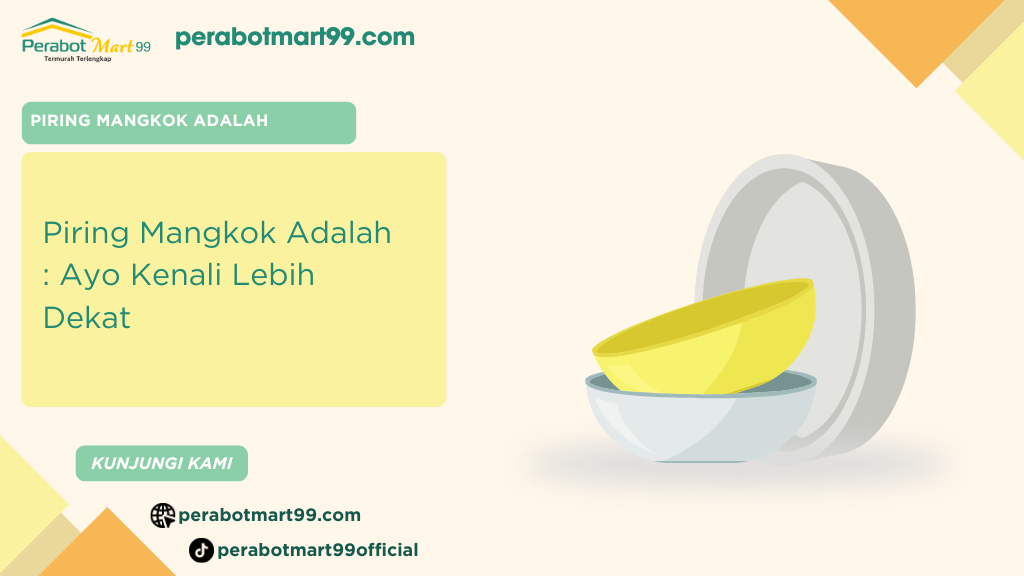 piring mangkok adalah
